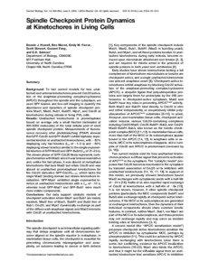 Current Biology, Vol. 14, 953–964, June 8, 2004, 2004 Elsevier Ltd. All rights reserved.  DOI[removed]j .c ub[removed]5 3