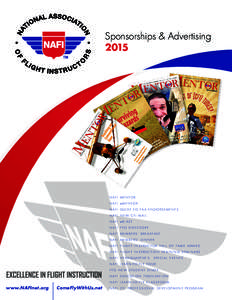 Sponsorships & Advertising 2015 NAFI MENTOR NAFI eMENTOR N A F I   G U I D E T O FA A   E N D O R S E M E N T S
