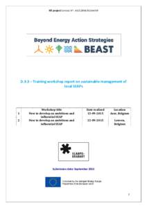 Microsoft Word - D 3 3 Workshop report on training of SEAPs management _ PFB Final