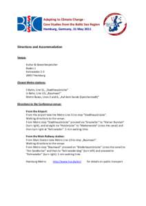 Microsoft Word - Directions_Accommodation_BSSSC-BALTEX_Conference.doc