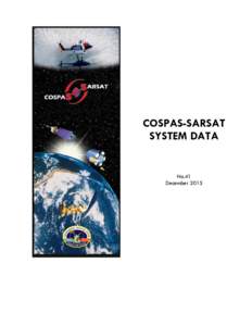 COSPAS-SARSAT SYSTEM DATA No.41 December 2015