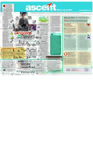 CHENNAI, PAGES 4 | WEDNESDAY, APRIL 2, 2014 | FOR ADVERTISING QUERIES: CALLOR EMAIL:  ADVERTORIAL AND PROMOTIONAL FEATURE physical and psychological demands of a job with the capabiliti