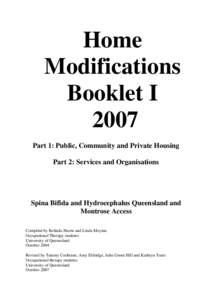 Home Modifications Booklet