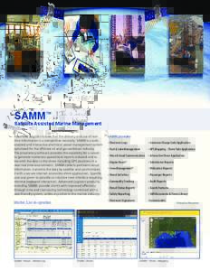 SAMM™  Satellite Assisted Marine Management Advanced Logistics knows that the delivery and use of realtime information is a competitive necessity. SAMM is a webenabled and interactive electronic vessel management syste