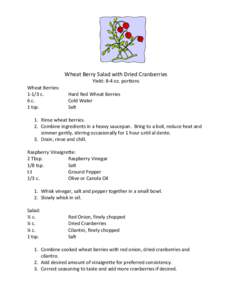 Microsoft Word - Wheat Berry Cranberry Salad.docx