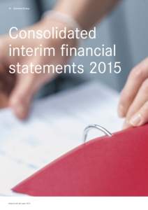16 Galenica Group  Consolidated interim financial statements 2015