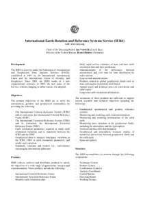 Astronomy / Astrometry / Celestial coordinate system / Time measurement / International Terrestrial Reference System / International Earth Rotation and Reference Systems Service / International Celestial Reference Frame / Earth Orientation Parameters / International Celestial Reference System / Measurement / Geodesy / Celestial mechanics