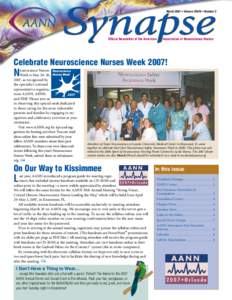March 2007 • Volume XXXIV • Number 21  Official Official Newsletter Newsletter of of the