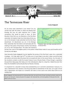 Volume 19 No. 1  Spring 2015 The Tennessee River -- Randy Hedgepath