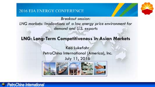 LNG markets: Implications of a low energy price environment for demand and U.S. exports