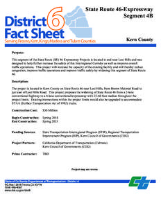 Microsoft Word - SR-46 Seg 4B Fact Sheet[removed]doc