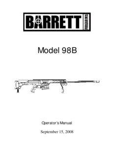 Model 98B  Operator’s Manual