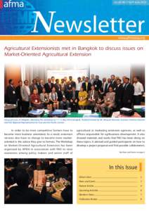 Agricultural Extensionists met in Bangkok to discuss issues on Market-Oriented Agricultural Extension Group pictures of delegates attending the workshop on[removed]May 2010, Bangkok, Thailand hosted by Mr. Hiroyuki Konuma,