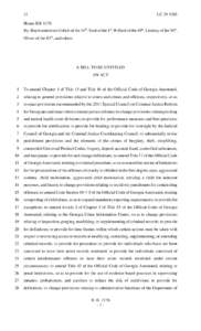 12  LC[removed]House Bill 1176 By: Representatives Golick of the 34th, Neal of the 1st, Willard of the 49th, Lindsey of the 54th,