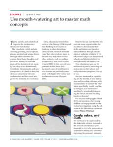f e at u r e  by Robin A. Ward Use mouth-watering art to master math concepts