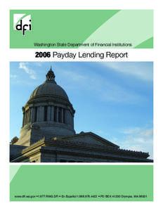 2006 Payday Lending Report