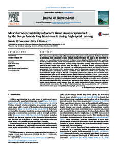 Journal of Biomechanics–3333  Contents lists available at ScienceDirect Journal of Biomechanics journal homepage: www.elsevier.com/locate/jbiomech