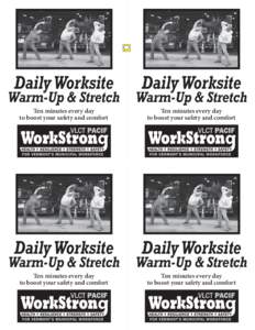PACIF WorkStrong Daily Worksite Warm-Up & Stretch Handbook