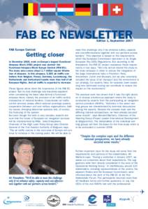 FAB EC NEWSLETTER  Edition 1, September 2007 FAB Europe Central: