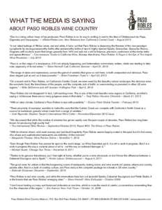 Paso Robles /  California / Paso Robles AVA / California wine / Wine tasting / Wine / Vacqueyras AOC / Paso Robles / Southern California / Firestone Vineyard / California wineries / Geography of California / San Luis Obispo County /  California