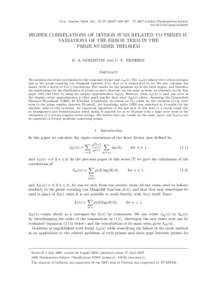 Proc. London Math. Soc[removed]199–247  e 2007 London Mathematical Society C