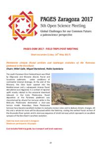 PAGES	OSM	2017	-	FIELD	TRIPS	POST	MEETING 