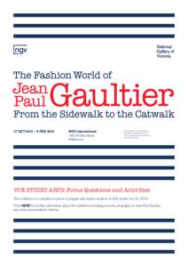 Haute couture / Luxury brands / Jean Paul Gaultier / Fédération française de la couture / Clothing / Culture / Fashion design
