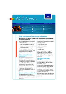 ACC News A newsletter for health care professionals April 2009 – Issue 120 Vitamin supplements for older people
