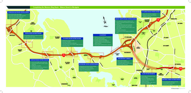 Completing the Western Ring Route - Maioro Street to Westgate St Lukes Road GREY Interchange LYNN  HOBSONVILLE Road Interchange
