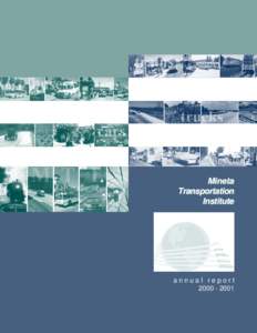 Mineta Transportation Institute annual report