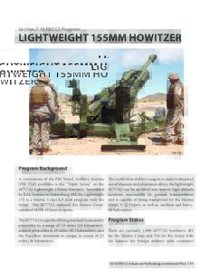Section 7.10 PEO LS Program  LIGHTWEIGHT 155MM HOWITZER LW 155