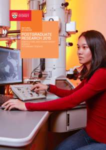 NATURAL SCIENCES POSTGRADUATE RESEARCH 2015 AGRICULTURE AND ENVIRONMENT