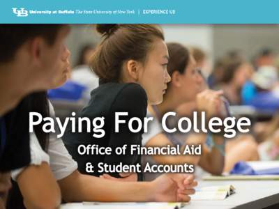Paying for College - Information for Students