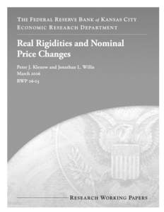Real Rigidities and Nominal Price Changes