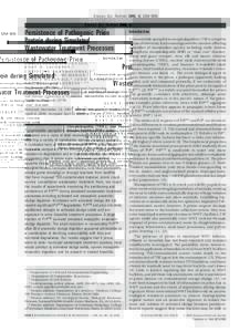 Environ. Sci. Technol. 2008, 42, 5254–5259  Persistence of Pathogenic Prion Protein during Simulated Wastewater Treatment Processes G L E N T . H I N C K L E Y , †,|