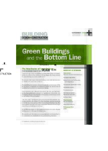 N OVE M BE RGreen Buildings and the Bottom Line Fourth in a Series of Annual Reports on the Green Building Movement