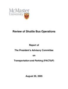 Microsoft Word - Shuttle Bus Review - Final - Aug 30, 2005.doc