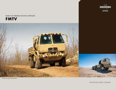 FAMILY OF MEDIUM TACTICAL VEHICLES  FMTV Distribution A: Approved for public release