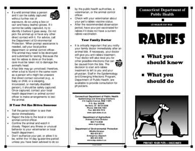 Medicine / Veterinary medicine / Rabies / Health / RTT / Viral encephalitis / Zoonoses / Skunks as pets / Rabies in animals / Animal bite / Vaccination / Pierre-Victor Galtier