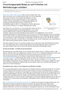 PrintFriendly.com: Print web pages, create PDFs Forschungsprojekt BabyLux soll Frühchen vor Behinderungen schützen