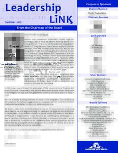 Leadership LiNK Corporate Sponsors Diamond Sponsor