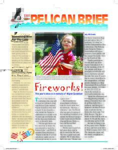 THE  PELICAN BRIEF A summer newsletter for the residents of Pelican Lake, Little Pelican, Fish and Bass Lakes • July 2006 July 4th Events