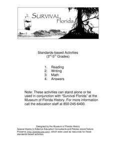 Standards-based Activities (3rd-5th Grades[removed].