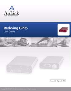 Redwing GPRS User Guide