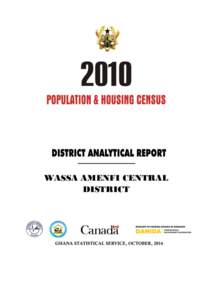 WASSA AMENFI CENTRAL DISTRICT Copyright © 2014 Ghana Statistical Service  ii