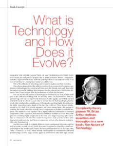 Book Excerpt  What is Technology and How Does it