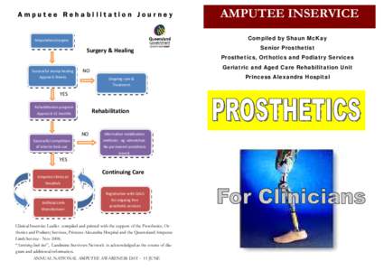Prosthetist Clinicial Inservice Flyer