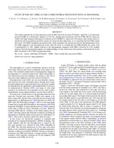 The Astrophysical Journal, 696:L56–L60, 2009 May 1  Cdoi:637XL56