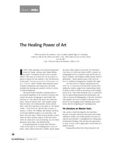 ALAN v39n3 - The Healing Power of Art