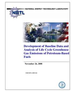 Microsoft Word - NETL LCA Petroleum-Based Fuels 26 Nov 2008.doc